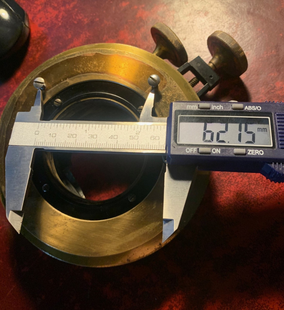 Antique Brass Rotating Mechanical Stage for Watson Van Heurck Microscope c1910