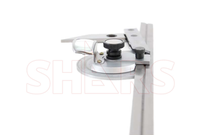 360 UNIVERSAL BEVEL DIAL PROTRACTOR 6" 12" BLADES SATIN #