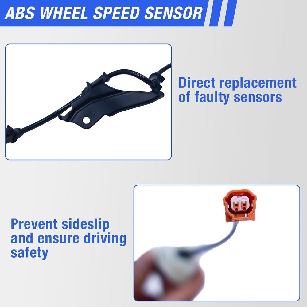 ABS Wheel Speed Sensor Front Left Right Compatible with 2003-2007 Honda Accor...