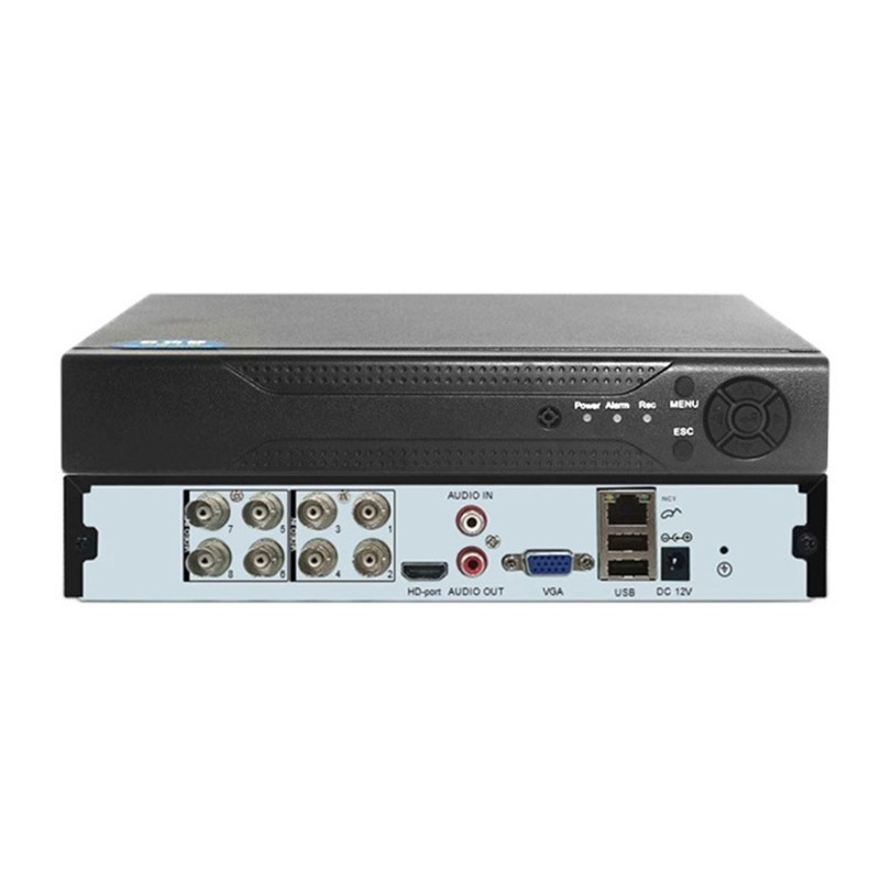 8 Input Channel CCTV DVR Metal Case With VGA Output Networking Connection