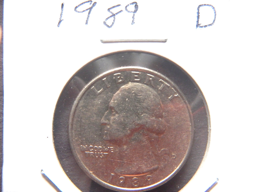 1989 (D) George Washington Quarter