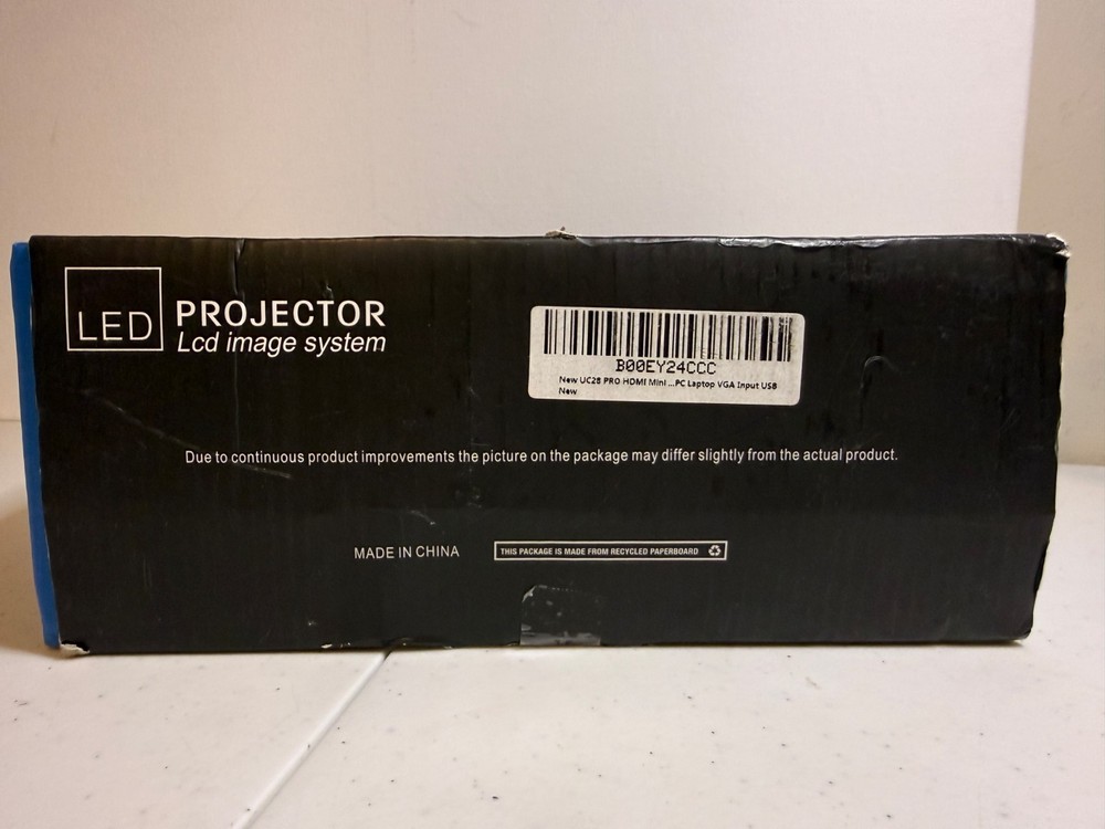 LED Entertainment Projector LCD Image System Portable Mini NEW