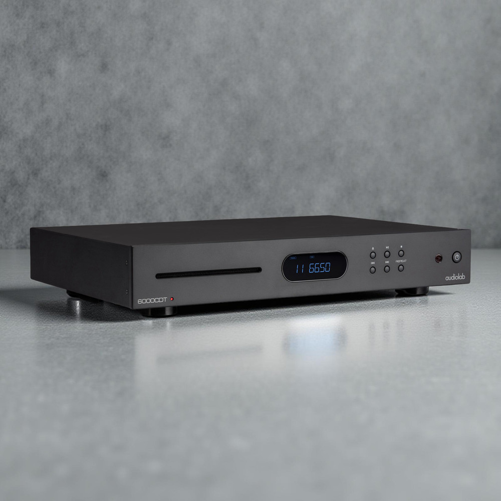 Audiolab 6000CDT CD Transport With Wireless Remote Control - Black