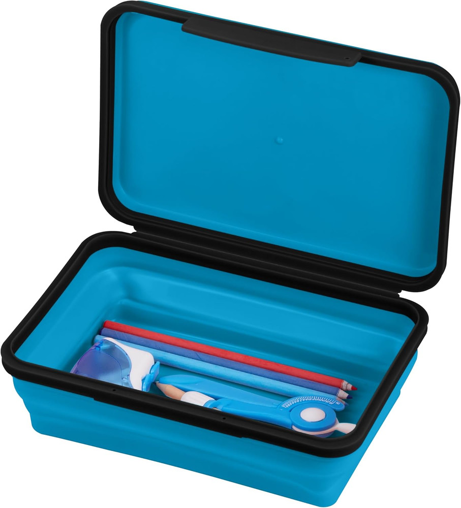 Flexi Storage Pencil Box, Blue