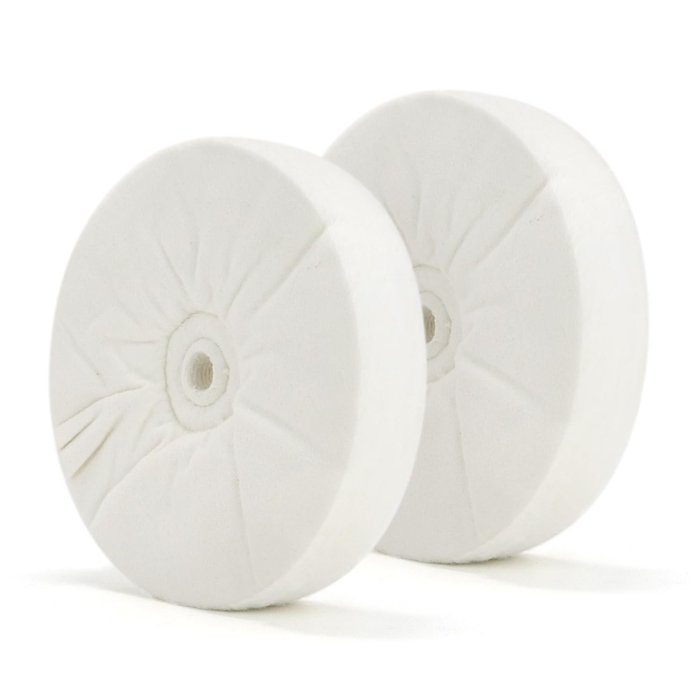 SCOTTCHEN Buffing polishing Wheels Soft Flannel 8 inch (40 8 inch, 2pcs