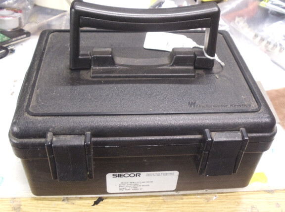 Fiber Optic OTDR Launch Cable Box,Siecor 3Km Multimode, FC connectors