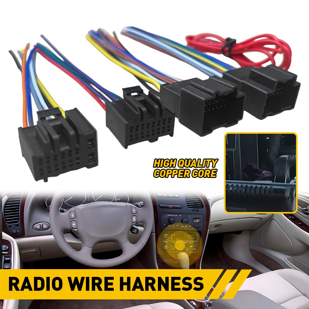 For 2007-2014 Chevy Replace Pioneer Radio to Stereo Wire Harness Set durable H