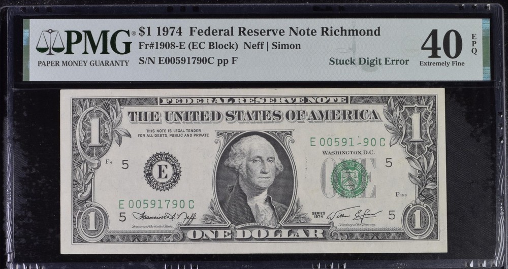 PMG40 EPQ STUCK DIGIT ERROR MAKING A MISMATCHED SERIAL 1790C