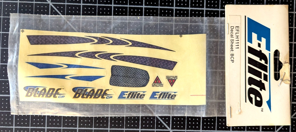 EFLH1111	E-Flite Decal Sheet - BCP