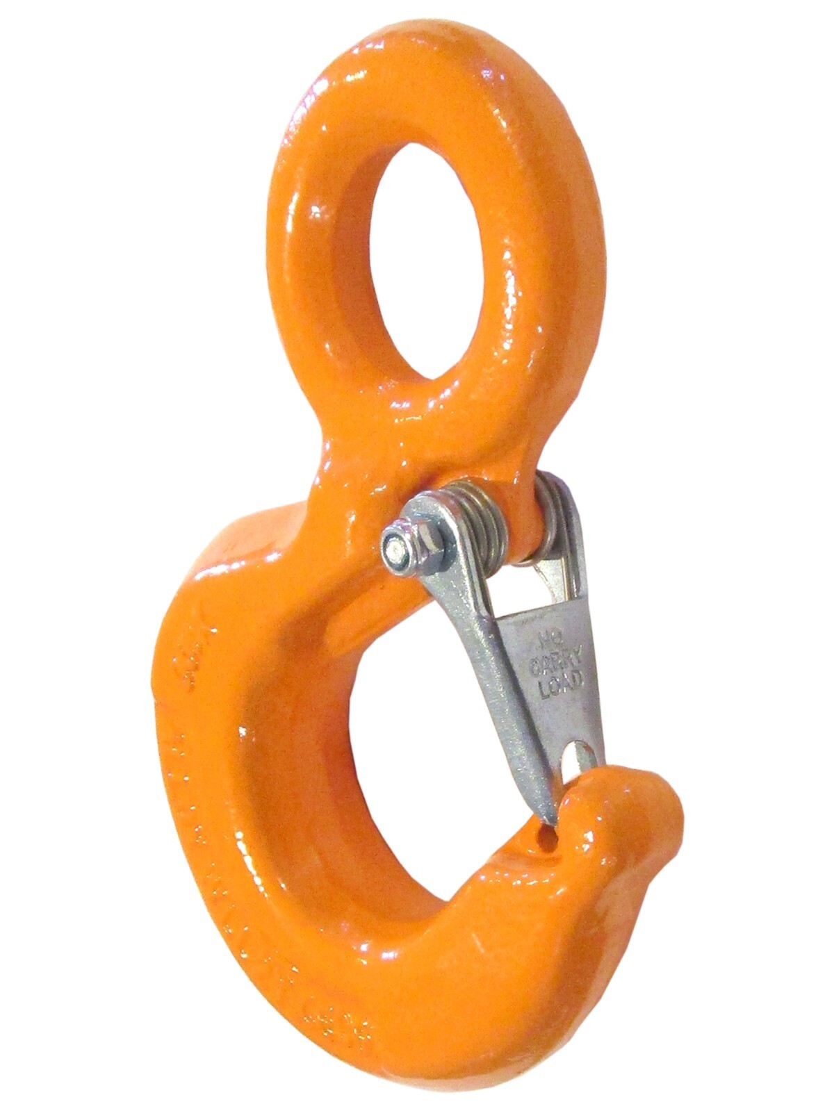 Eye Hoist Lifting Hook Alloy Steel with Safety Latch Overhead Winch Crane