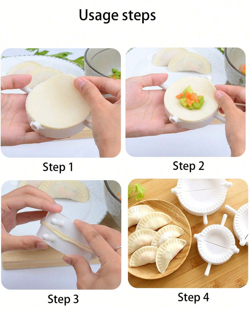 3PCS Dumpling Mold, DIY Dumpling Mold, Dumpling Maker Device, Dough Press, US