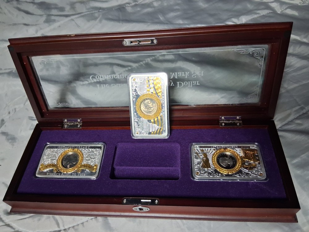 Susan B. Anthony Dollar commemorative mint mark set