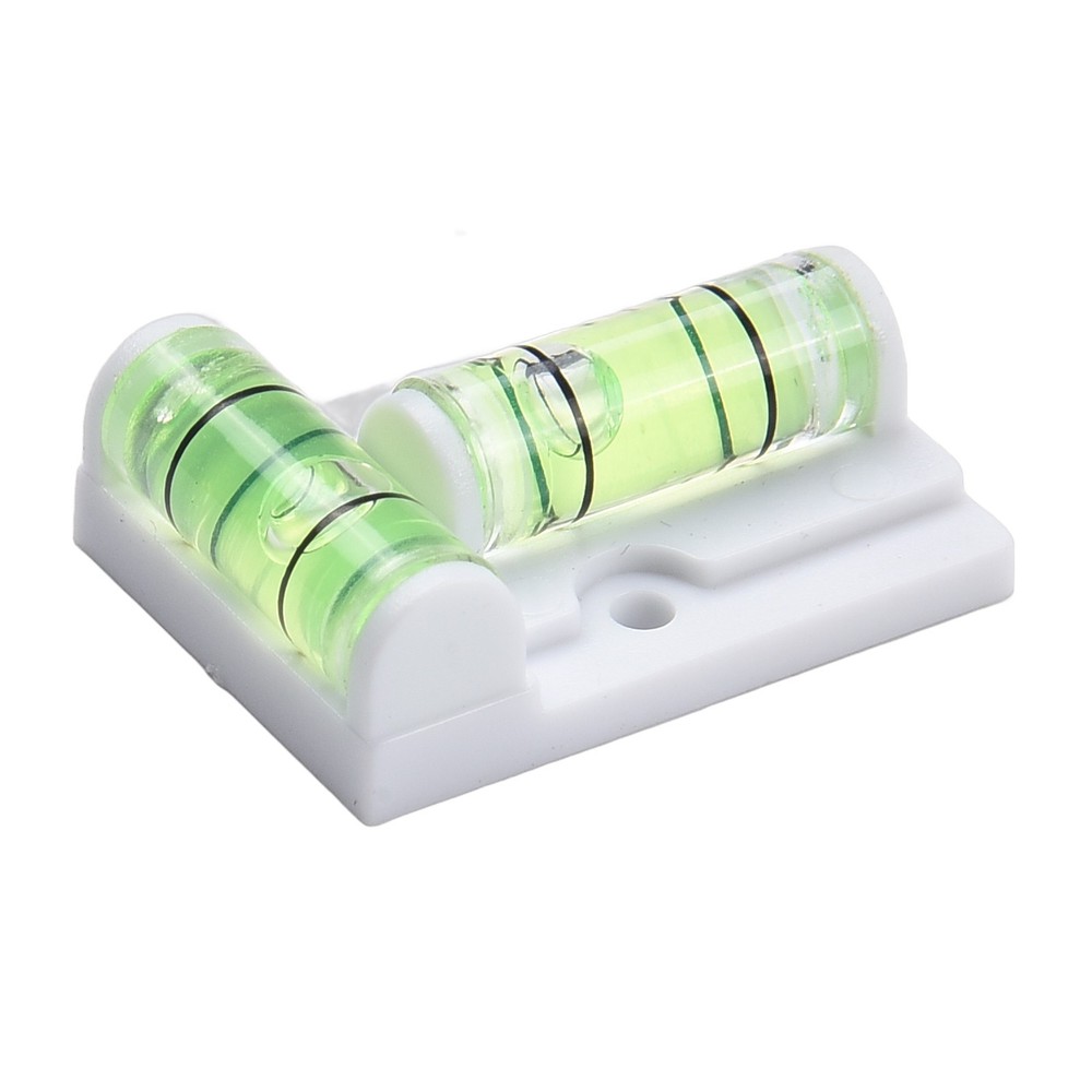 2pcs Horizontal Plastic T TypeLevel Scope Measuring Bubble Inclinometer