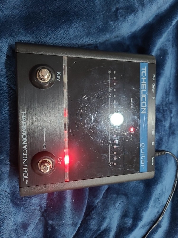 TC Helicon Harmony Control Guitar Controller Vocal Effect Pedal + Power Supply