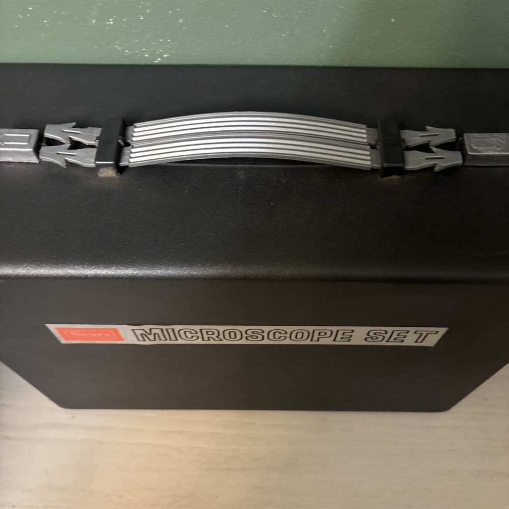 Sears Microscope Set Vintage