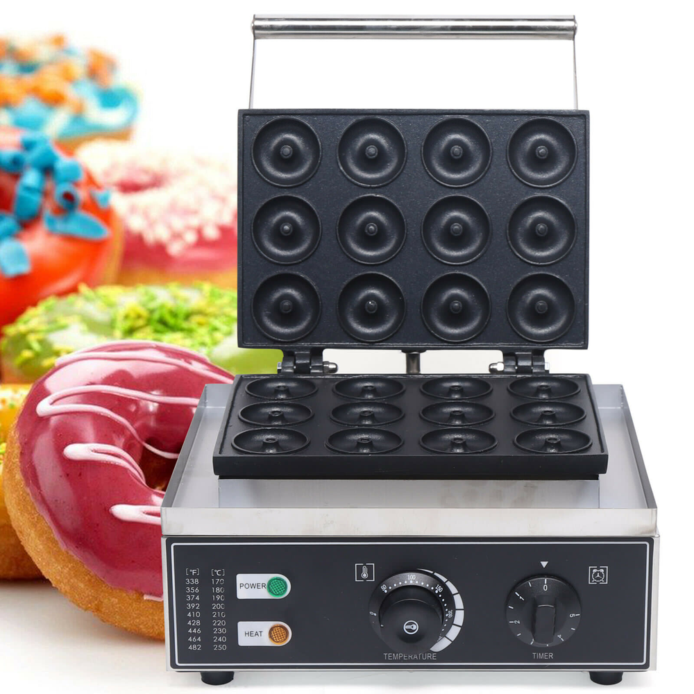 Commercial Donut Machine Doughnut Baker Mini Donut Maker Machine Non-stick 5cm