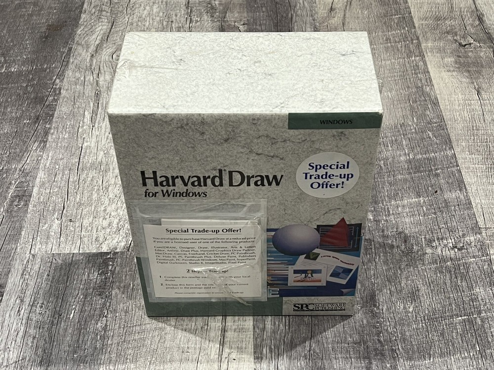 Harvard Draw For Windows - Microsoft Windows/SPC - NEW/SEALED/VINTAGE