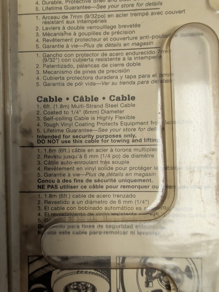 MasterLock Spare Tire Lock System 613DAT NEW