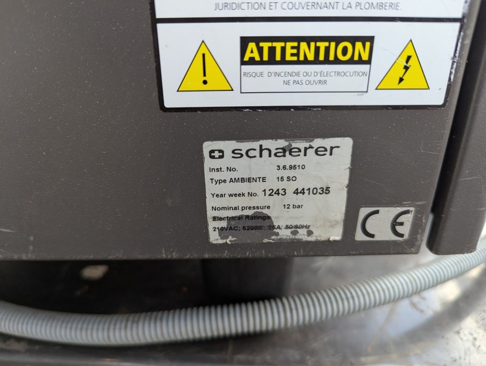 Schaerer Ambiente Commercial Automatic Espresso Machine 15SO 240V