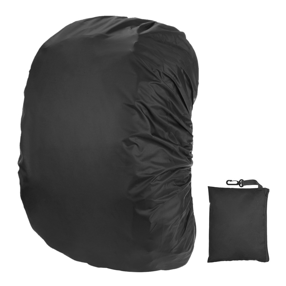 Waterproof Backpack Rain Cover, 30L-40L Backpack Cover [Black]