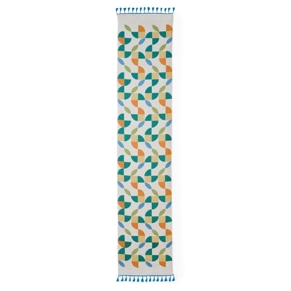 Kaplan Early Learning Decorative Abstract Petal Table Runner