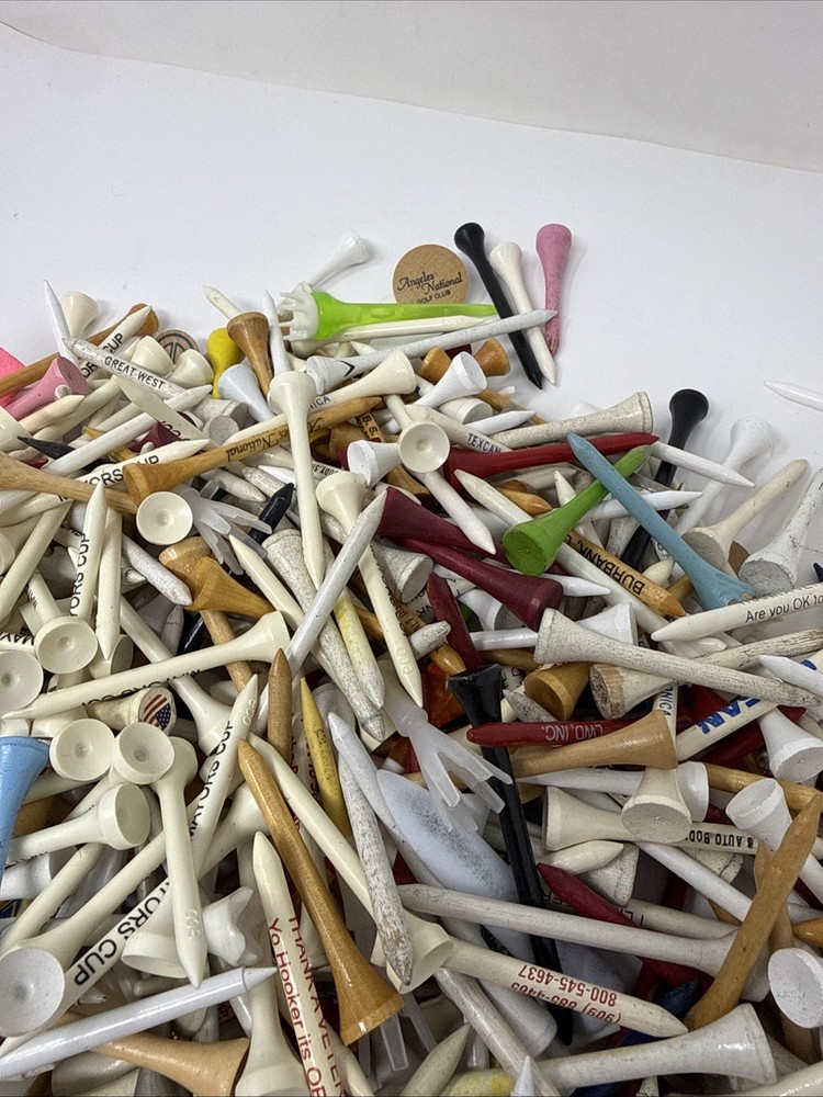 2 LB Bulk Mixed Golf Tees Lot – Assorted Colors & Sizes