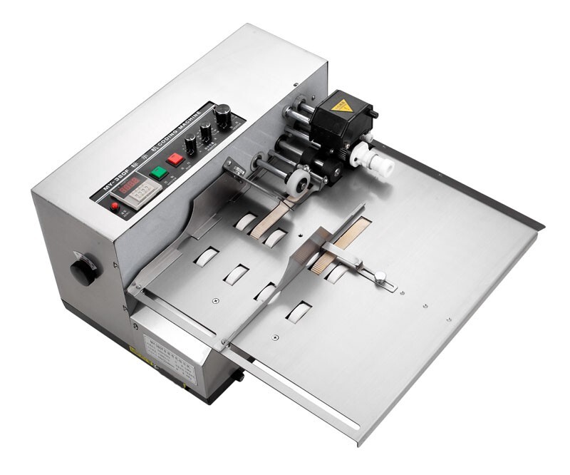 110V Continuous Date Coding Machine Ink Wheel Coding Machine for Package Printi