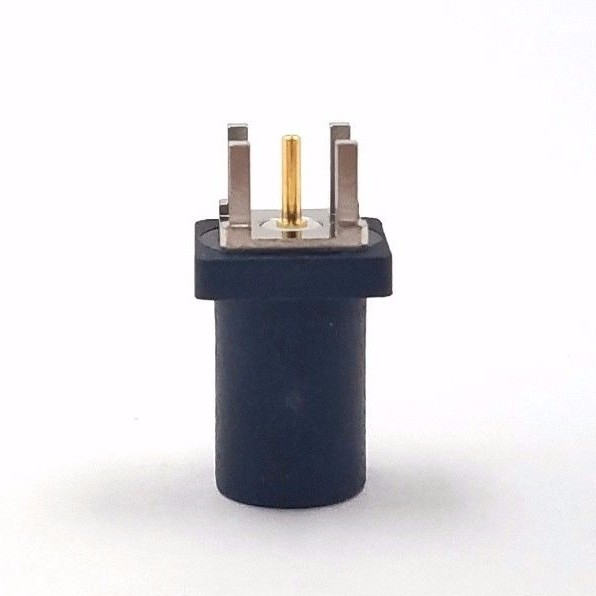 10pcs Fakra Straight Plug PCB Mount Key Code:A Black