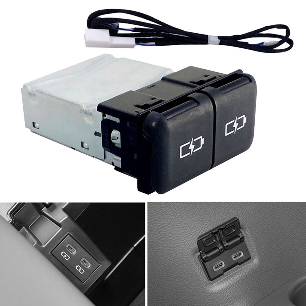 Sleek and Practical Type C Interface Socket For Your For Toyota Vehicle