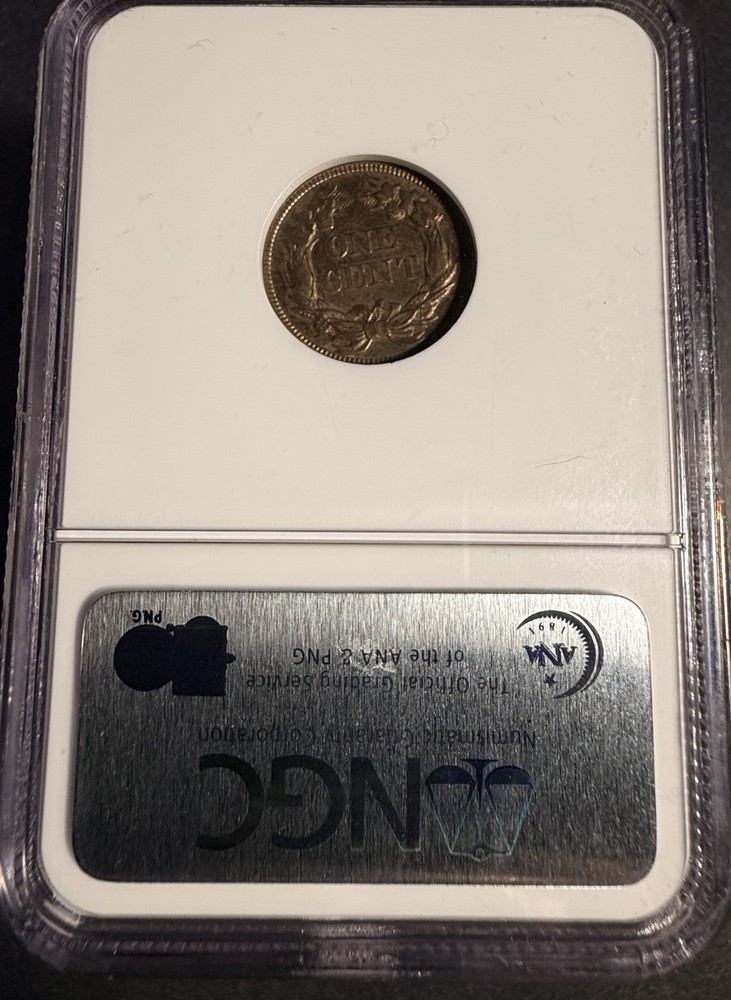 1857 Flying Eagle Cent, MS61 NGC (16016)