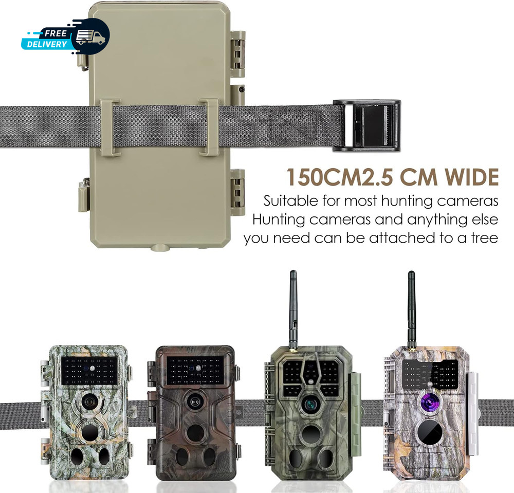 5Pcs Trail Camera Straps Game Camera Tree Mounting Straps Portable