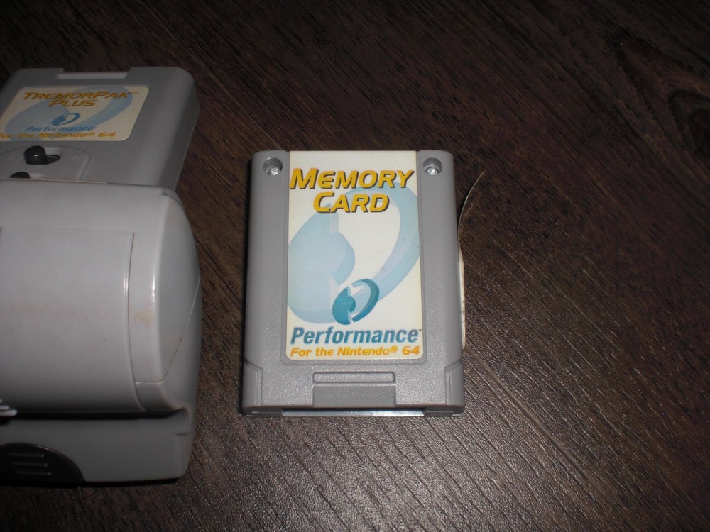 Performance Memory Card TremorPak Plus 4 Nintendo 64 N64 Console System Pak Pack