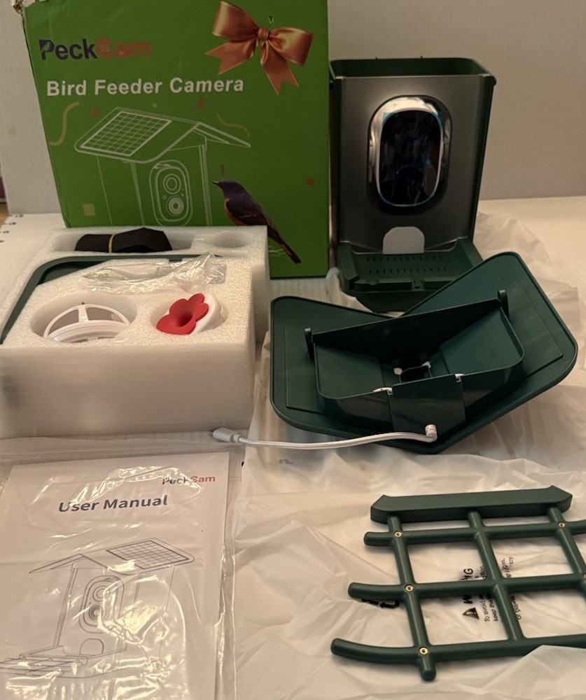 Smart Camera Bird Feeder Solar Powered