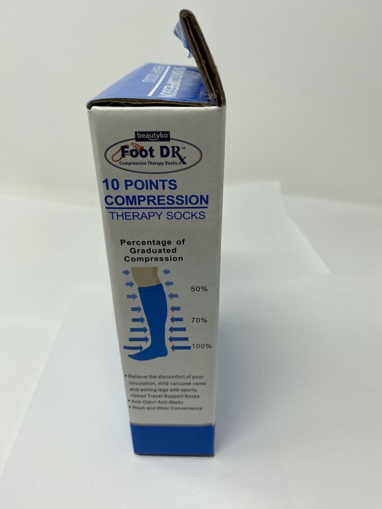 10 Points Compression Therapy Socks Size L Sealed Box