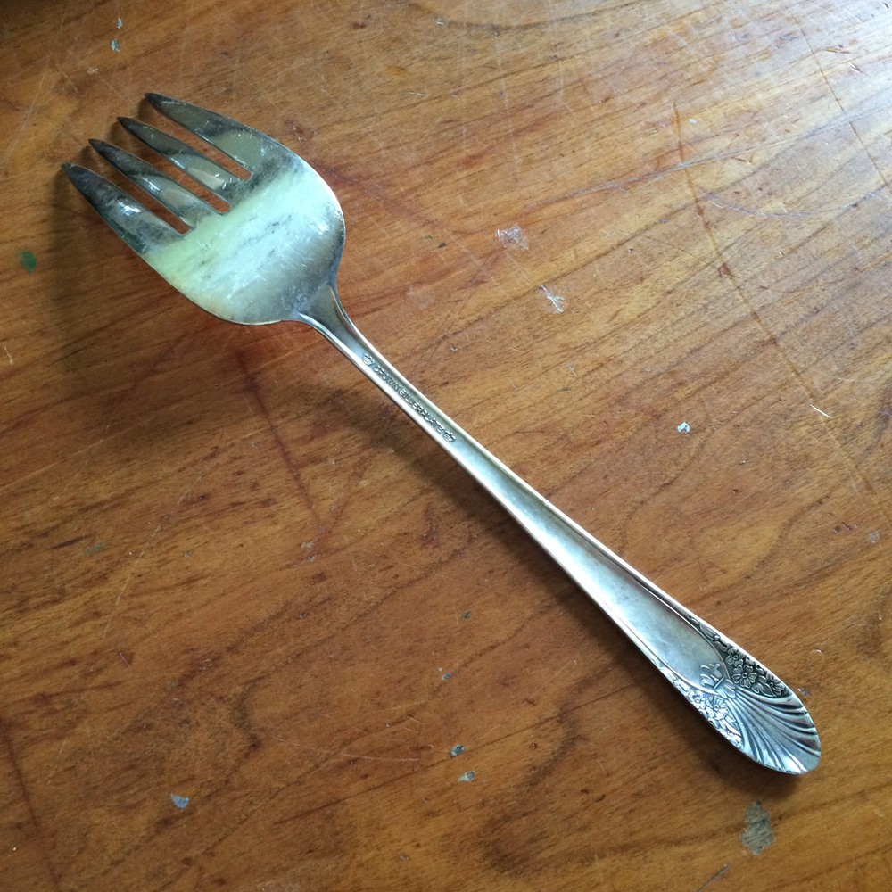 Crown Silverplate RADIANCE Serving Fork! FREE SHIPPING