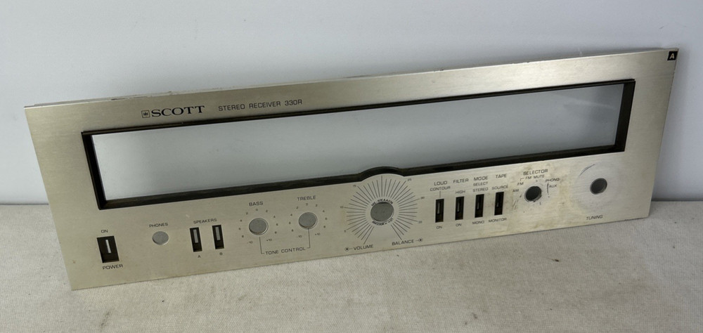 Scott 330R Faceplate