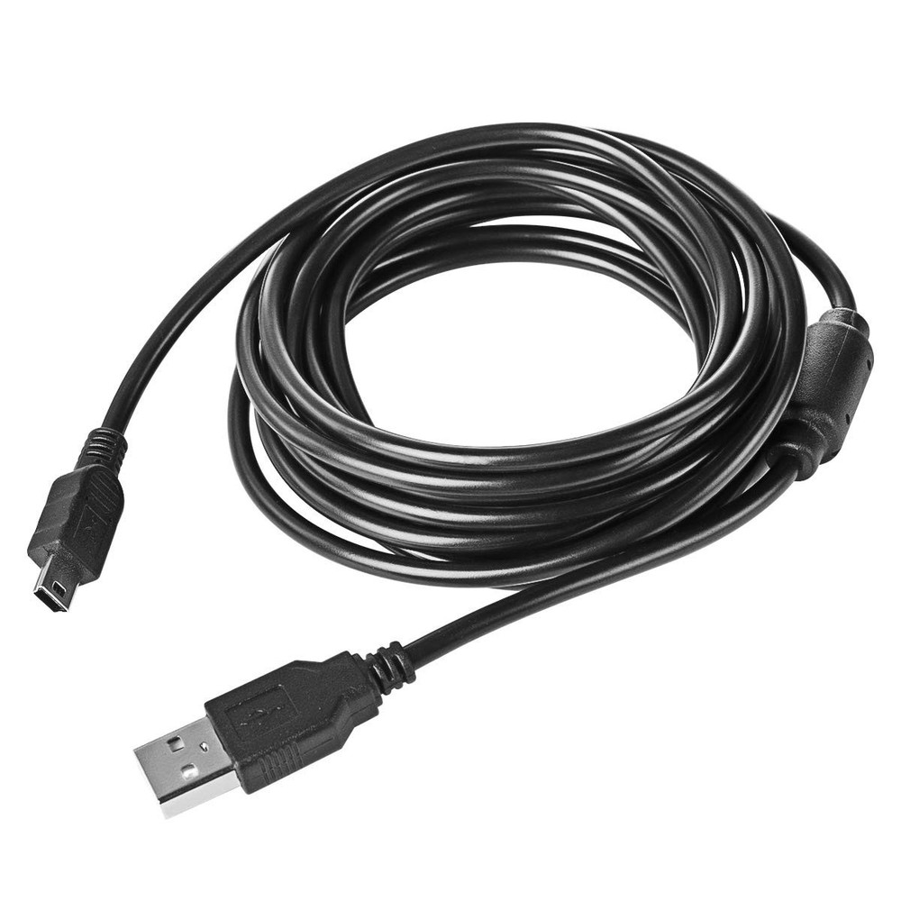 VSEER 2 Pack 10ft PS3 Controller Charger Cable - Mini USB Data Charging Cord...