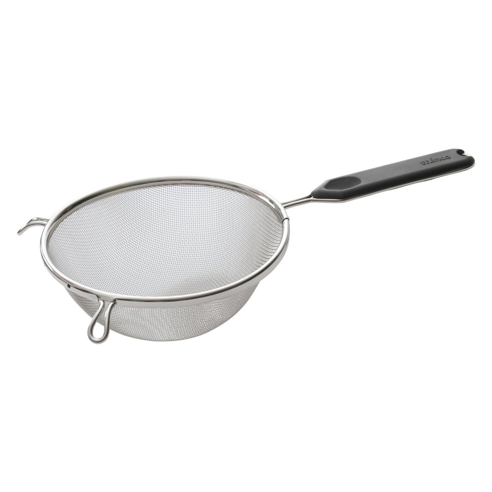 MSTP6SM 61/4 Inch Single Medium Mesh Strainer Plastic Handle Kitchen Tool