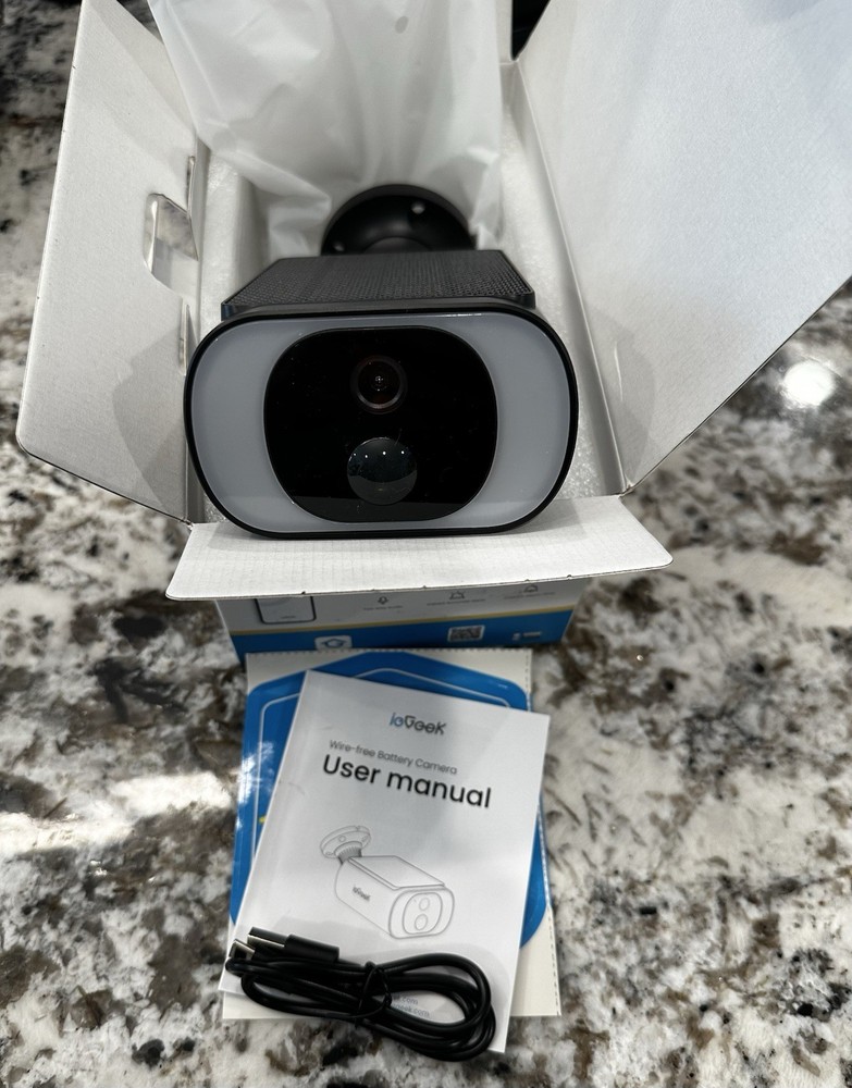 ieGeek Wireless Security Camera with User Manual and USB Cable