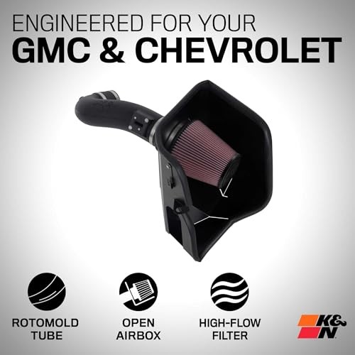 Cold Air Intake System: High-Flow Air Filter, Increase Performance Roto Molded