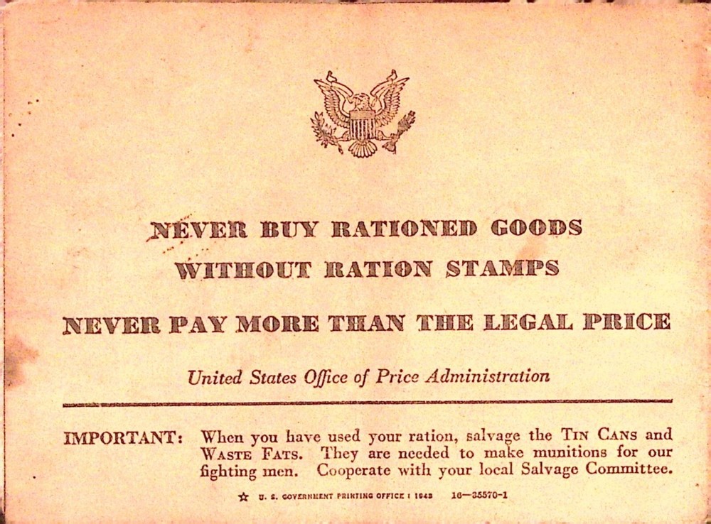 War Ration Book Four