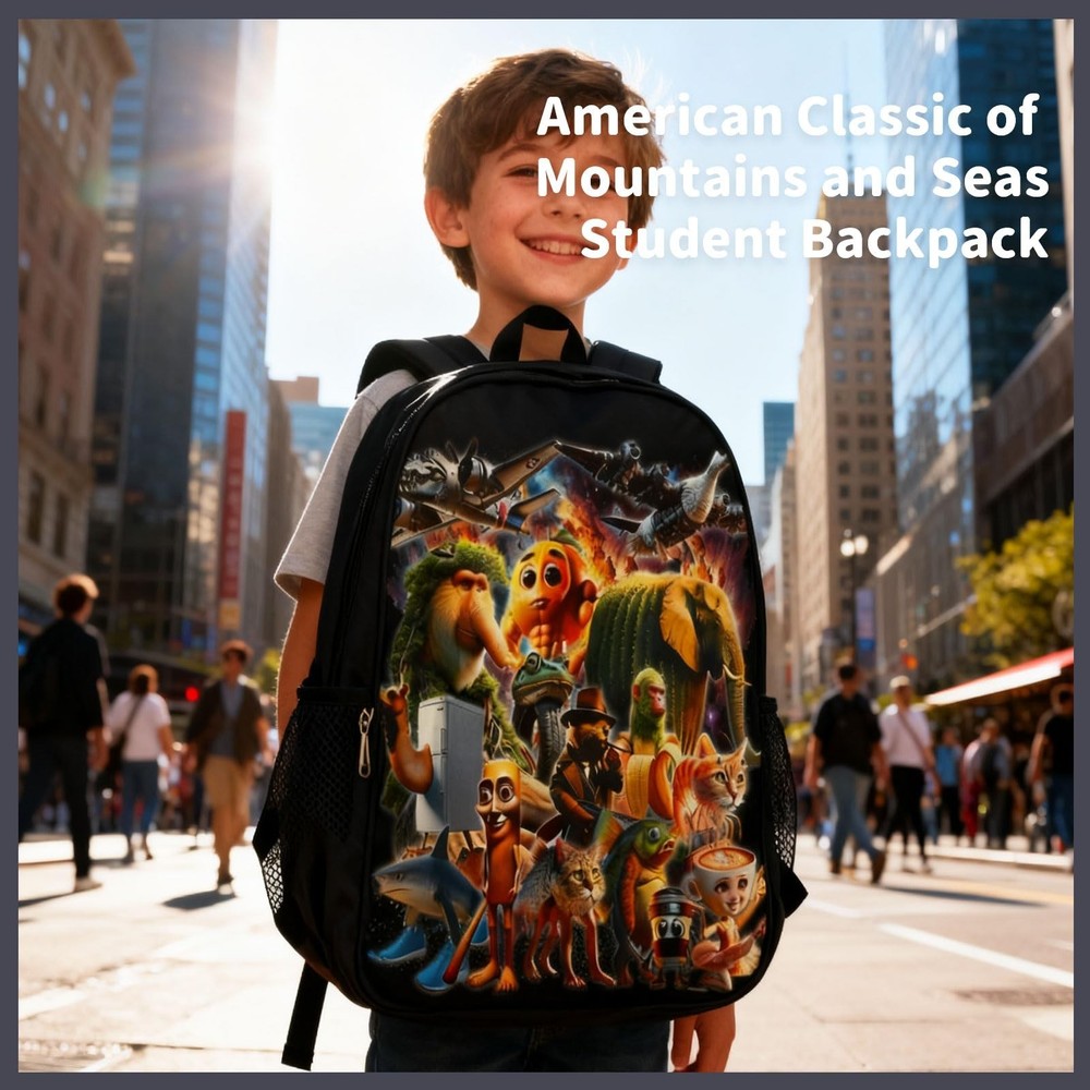 Merch Casual Backpack – Large Waterproof Lightweight Daypack
