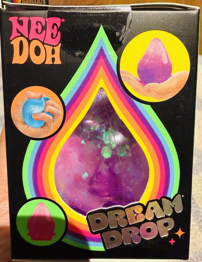 RARE Nee Doh BUNDLE Dream Drop+ Nice Ice Baby+ Nice Cube Super Solid Squish