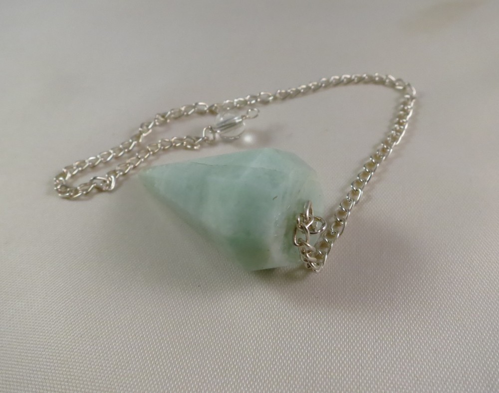 AMAZONITE CRYSTAL PENDULUM