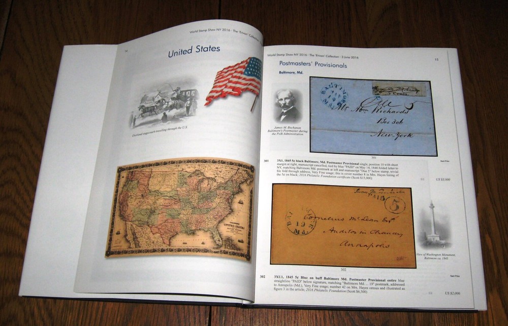 World Stamp Show NY 2016 Auction The 'Erivan' Collection book