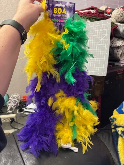 Amscan 6ft. Mardi Gras Feather BOA Party Accessory Favor New!!!