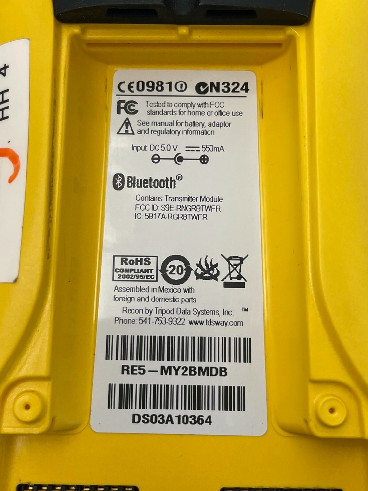 Trimble Recon Pocket PC Handheld Data Collector RES-MY2BMDB CF Bluetooth Ext Cap