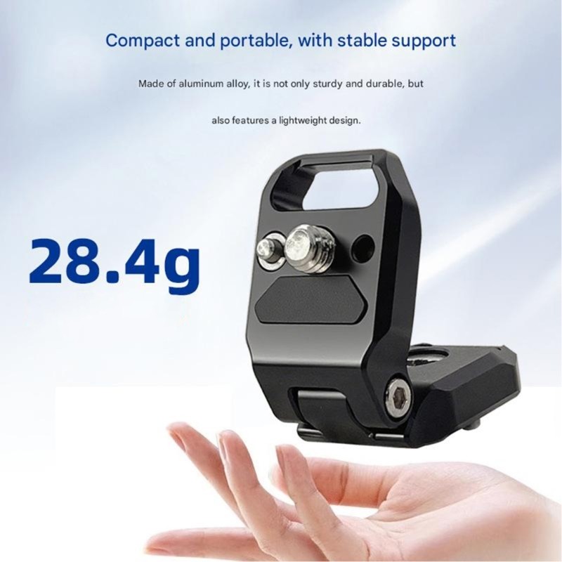 Folding Camera Bracket Aluminum Alloy Tool Less Setups Damping System