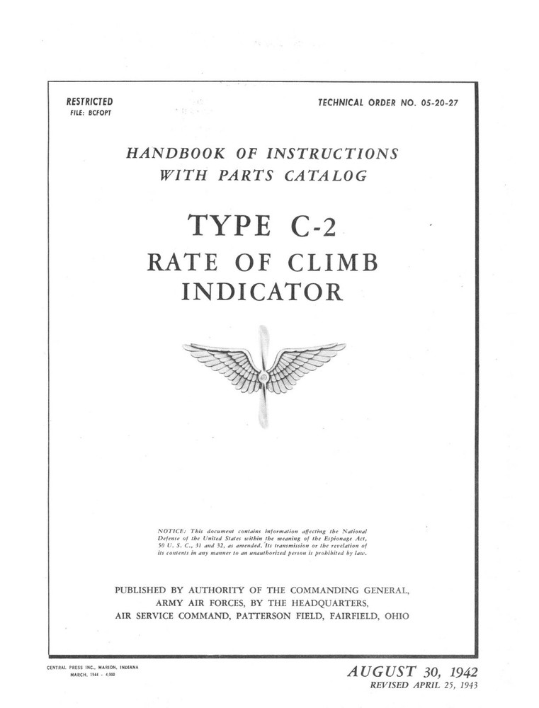 CD-R 10 MANUALS PDF CD-15A GLIDER WWII E&M, STRUCTURAL, INSTRUMENTS ARMY