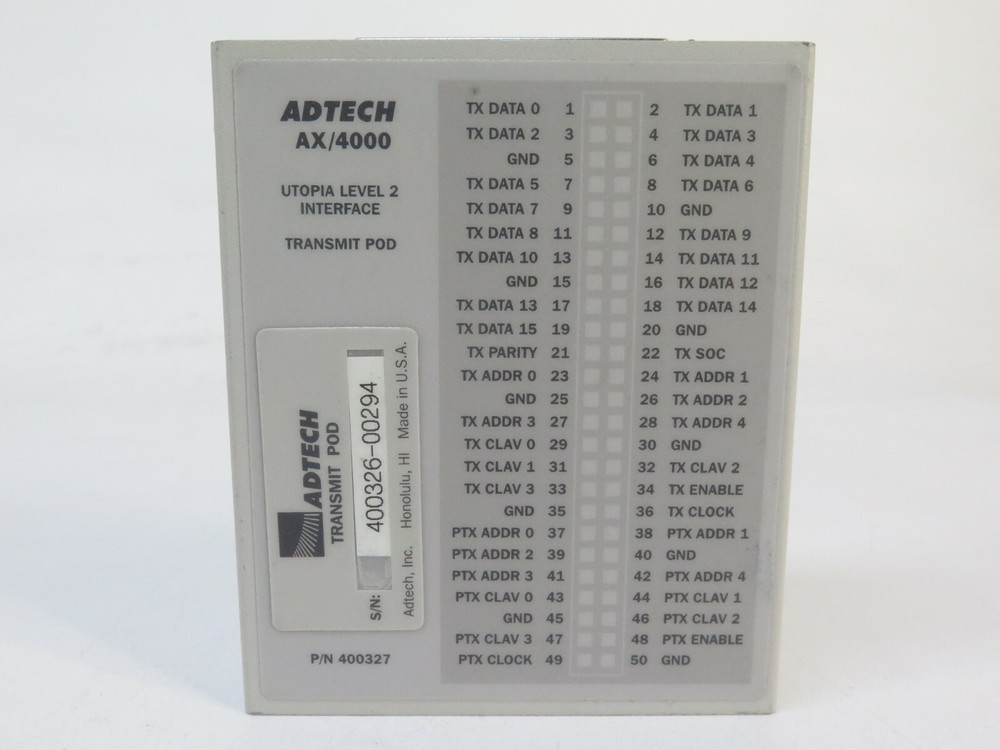 Adtech AX/4000 400327 Utopia Level 2 Interface Transmit Pod